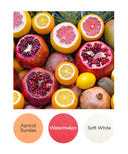 Apricot Sundae, Watermelon, Soft White