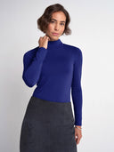 Silky Mockneck Top