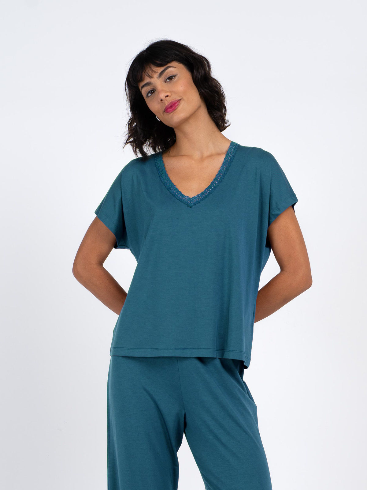 Đồ ngủ Luna Luxe Pyjama Top | Kettlewell Colors – Kettlewell-US