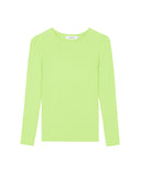 Silky Crew Neck Top