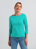 Bryony Boat Neck 3/4 Sleeve