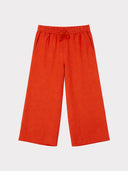 Cropped Wide Leg Linen Pants