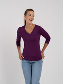 Silky V Neck