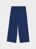 Drawstring Wide Leg Linen Pants