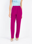 Pintuck Front Tapered Trouser