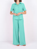 Short Sleeve Crinkle Shirt