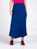 Bias Cut Linen Skirt